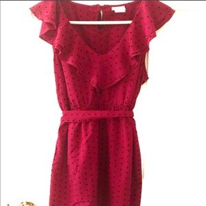 Maternity ruffle pink shirt